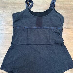 lululemon athletica Black Tank Top